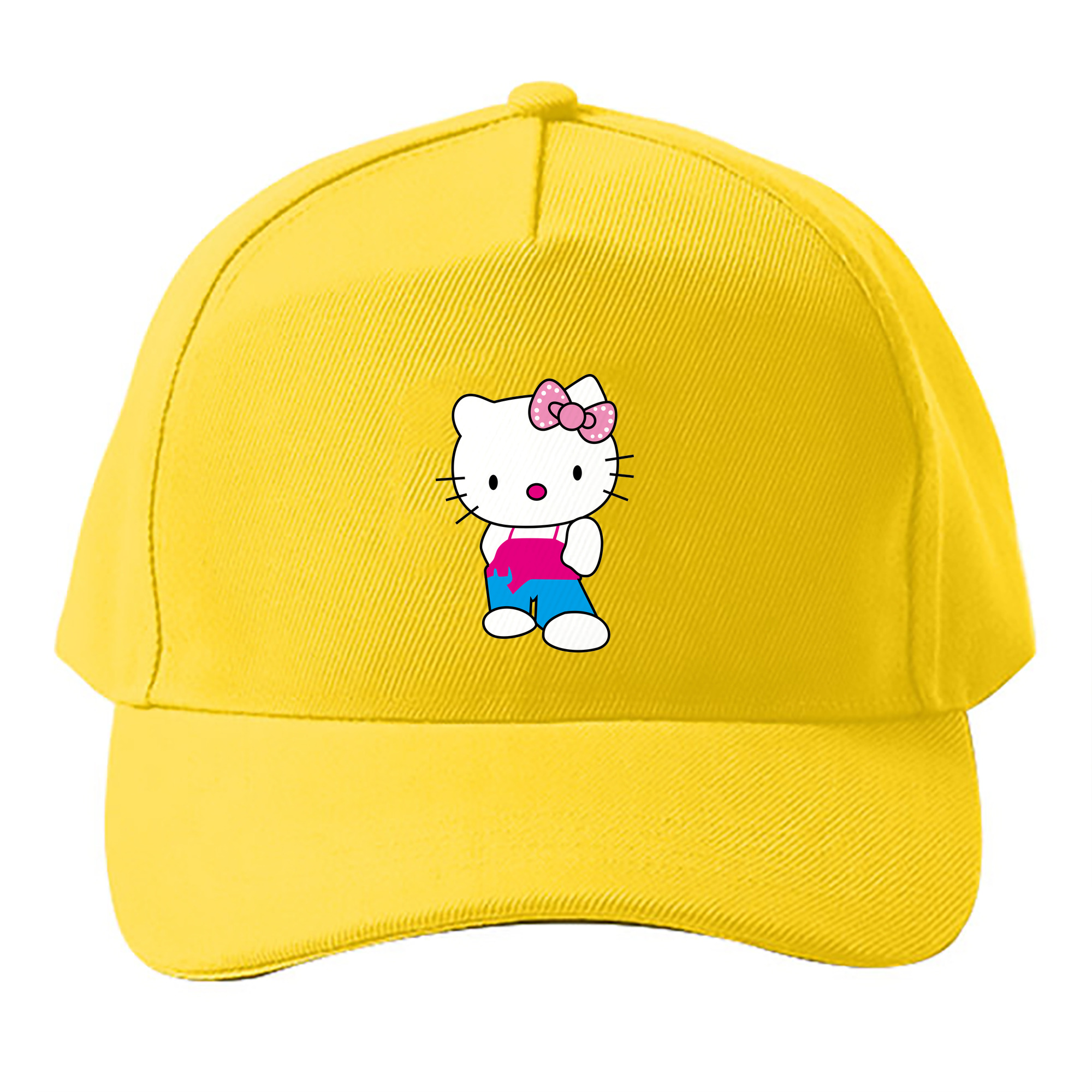 （画像用） Hello Kitty ハローキティ ベースボールキャップ 綿100％ 男女兼用 帽子 スポーツ